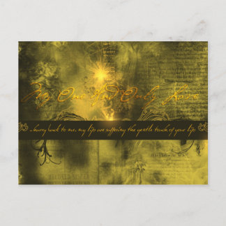 Meine einzige und einzige Liebe Postkarte