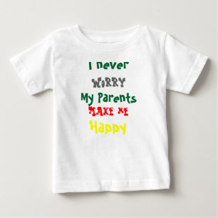 Meine Eltern sind glücklich Baby T-shirt