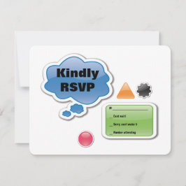 MEINE ELTERN SIND LAME Bat Bar Mitzvah Reply Card RSVP Karte