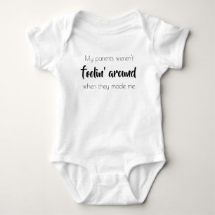 Meine Eltern waren nicht foolin um IVF Bodysuit Baby Strampler