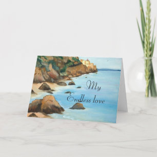 Meine endlose Liebe Feiertagskarte