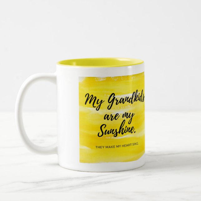 "Meine Enkel sind mein Sonnenschein" 11oz Tasse (Links)