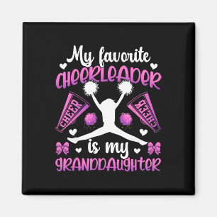 Meine Enkelin Cheer Großmutter Cheerleading Oma Magnet