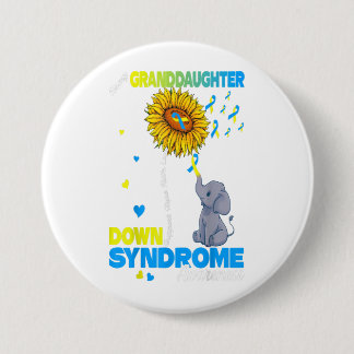 meine Enkelin-Down-Syndrom-Bewusstsein niedliche G Button
