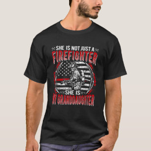 Meine Enkelin ist Feuerwehrlohn-Großvater T-Shirt