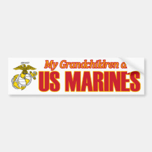 Meine Enkelkinder sind Marinesoldaten Autoaufkleber