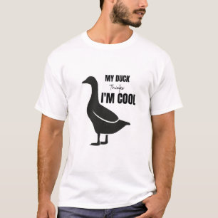MEINE ENTE DENKT ICH BIN COOL lustiges T-Shirt