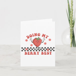 Meine Erdbeer-Beeren-Motivation Insred Groovy Karte