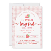 Meine Erdbeerobst Berry First Birthday