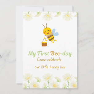 Meine erste Bee-Day-Einladung Einladung