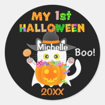 Meine erste Halloween-Geisterkatze