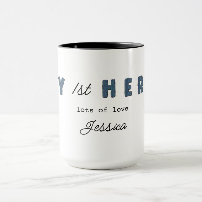 Meine erste Helden-Kaffeetasse Tasse (Zentrum)