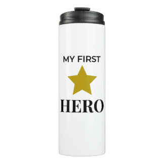 Meine erste Helden-Wasserflasche – Geschenk für Pa Thermosbecher