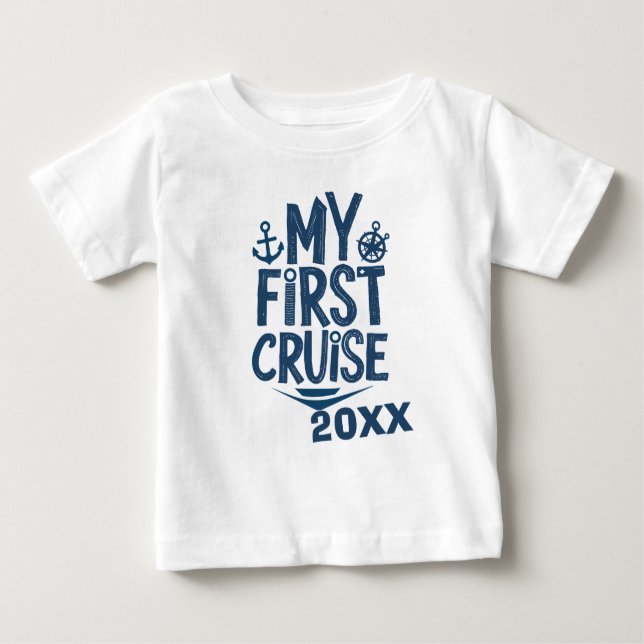Meine erste individuelle Kreuzfahrt Baby T-shirt (Vorderseite)