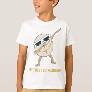 Meine erste Kommunion Dabbing Hostie Katholisch T-Shirt
