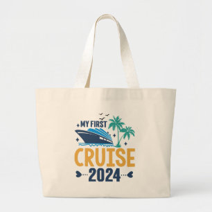 Meine erste Kreuzfahrt 2024 Jumbo Stoffbeutel