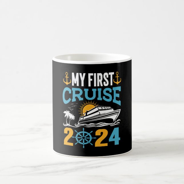 Meine erste Kreuzfahrt 2024 Kaffeetasse (Mittel)