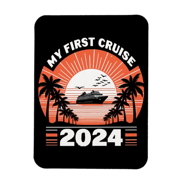 Meine erste Kreuzfahrt 2024 Magnet (Vertikal)
