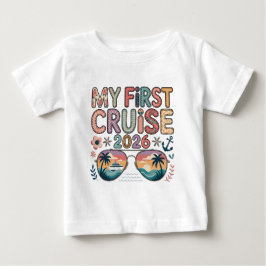 Meine erste Kreuzfahrt 2026, Erstes Kreuzfahrt-Url Baby T-shirt