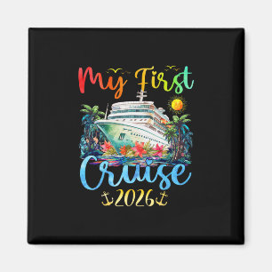 Meine erste Kreuzfahrt 2026 Kinder Urlaub passend Magnet