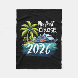 Meine erste Kreuzfahrt 2026 Lustiger erster Kreuzf Fleecedecke