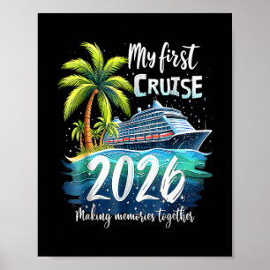 Meine erste Kreuzfahrt 2026 Lustiger erster Kreuzf Poster