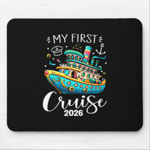 Meine erste Kreuzfahrt 2026 Süße Familienurlaub-Kr Mousepad