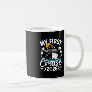 Meine erste Kreuzfahrt 2026 Süße Familienurlaubsfa Kaffeetasse