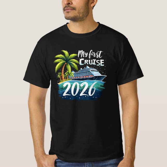 Meine erste Kreuzfahrt 2026 T-Shirt (Vorderseite)
