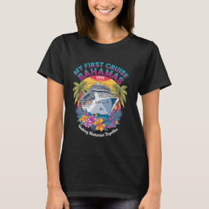 Meine erste Kreuzfahrt Bahamas 2025 Süße erste Kre T-Shirt