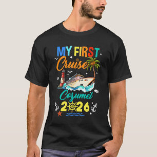 Meine erste Kreuzfahrt Cozumel 2026 Familie passen T-Shirt