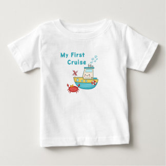 Meine erste Kreuzfahrt Sommerreise Niedliche Fun B Baby T-shirt
