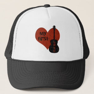 Meine erste Liebe Gitarrist Hat Truckerkappe
