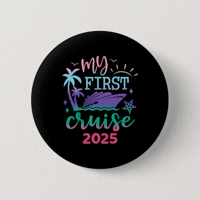 Meine erste Reise mit der Familie 2025 - Schiffsma Button (Vorderseite)