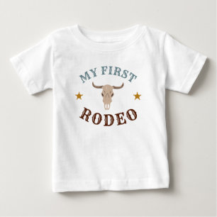 Meine erste Rodeo Western Cowboy 1. Geburtstag Bla Baby T-shirt