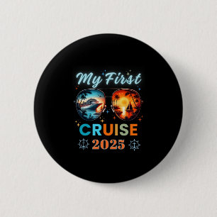 Meine erste Schiffs-Kreuzfahrt Urlaub 2025 Familie Button
