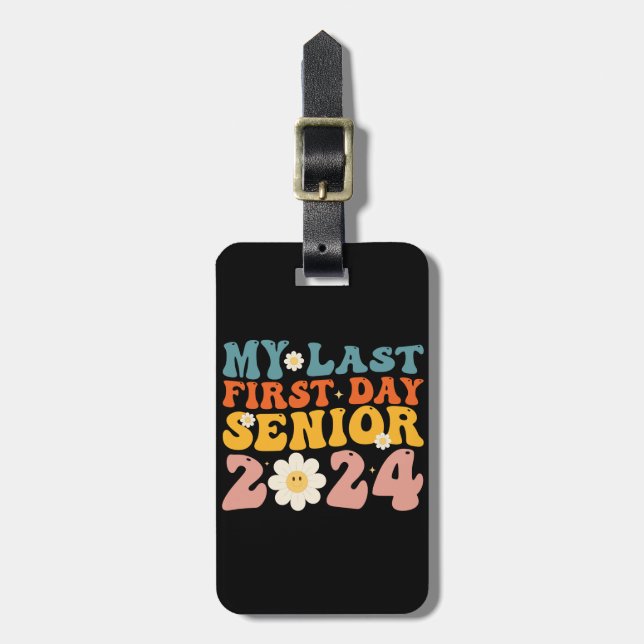 Meine erste Senior Class 2024 Gepäckanhänger (Vorderseite vertikal)