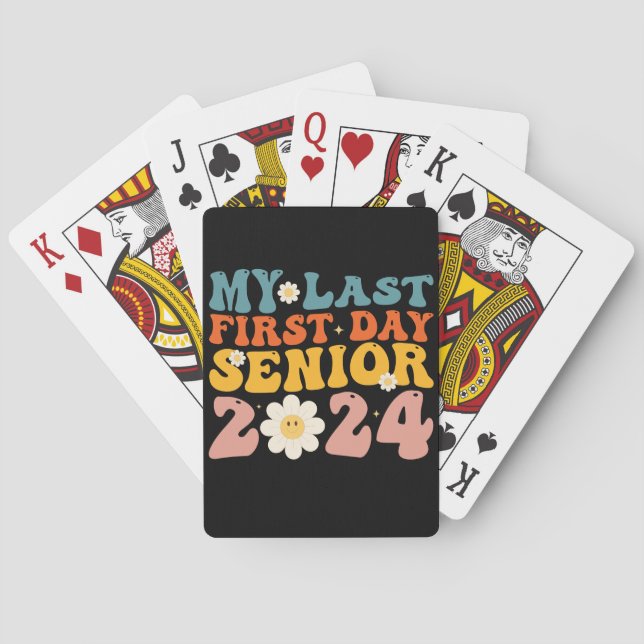 Meine erste Senior Class 2024 Spielkarten (Rückseite)