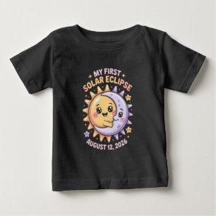 Meine erste Sonnenfinsternis 12. August 2026 Astro Baby T-shirt