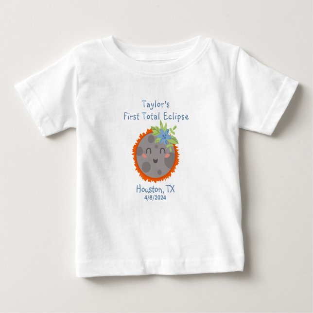 Meine erste vollständige Eclipse Personalisierte S Baby T-shirt (Vorderseite)