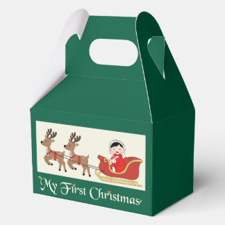 Meine erste Weihnachts-Geschenkbox – Süßes Baby &  Geschenkschachtel