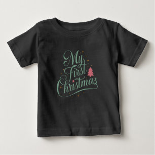 Meine erste Weihnachts Matching Familie Xmas Neubo Baby T-shirt