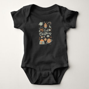 Meine erste Weihnachtsfreude - Niedlicher T - Shir Baby Strampler