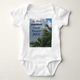 Meine erste Wiedersehen Palm Trees Beach Baby Strampler