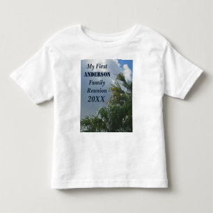 Meine erste Wiedersehen Palm Trees Beach Kleinkind T-shirt