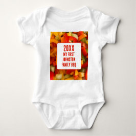 Meine erste Wiedersehen Summer Food Foto GRILLEN Baby Strampler