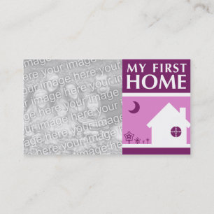 meine erste Zuhause (Mod mauve) Visitenkarte