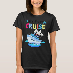 Meine ersten Cruise Girls Boys Kinder Urlaub Kreuz T-Shirt