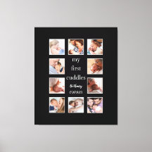 Meine ersten Cuddles 10 Foto Name Newborn Black