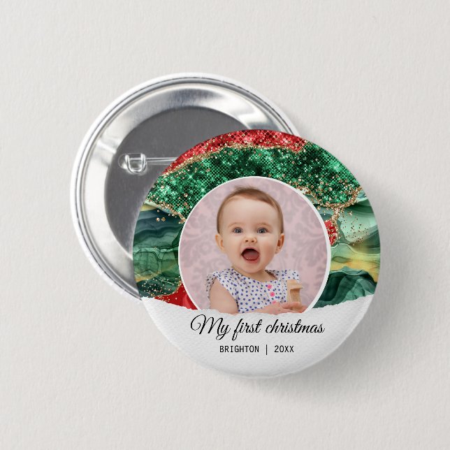 Meine ersten Geburtstagsfeiern Button (Vorne & Hinten)